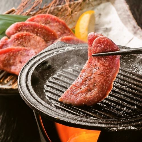 Sendai specialty: grilled thick-sliced beef tongue