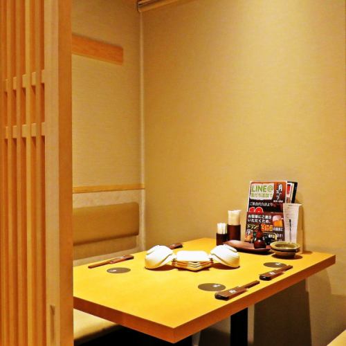 ■ Many complete private rooms are available.