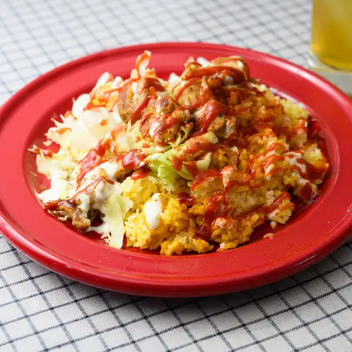 chicken over rice