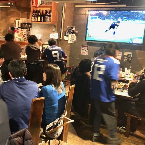 スポーツ観戦も◎