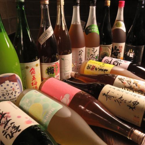 梅酒の種類は皆さん驚かれます…。