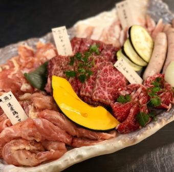 道産和牛を堪能!和牛カルビや希少部位も楽しめる全40種100分食べ放題プラン 4000円