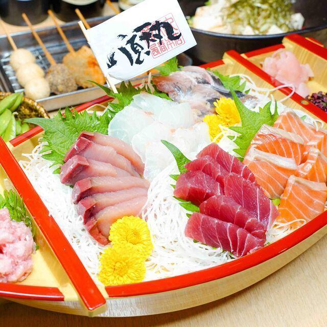 西春駅徒歩4分◆新鮮な超頂天舟盛やサクサク串揚げを堪能♪アットホームな海鮮居酒屋