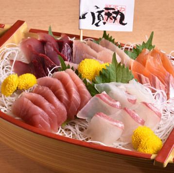 圧巻のボリューム◎新鮮！「超頂天舟盛り」が自慢！