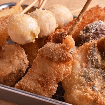 サクサク串揚げと豊富な居酒屋メニュー◎
