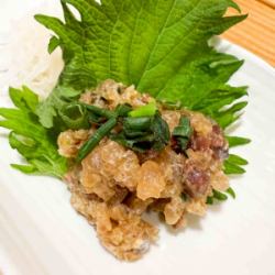 アジのなめろう