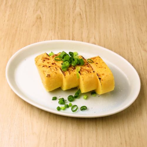 Boiled rolled egg with truffle salt