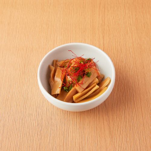 Snacks with chili oil and bamboo shoots