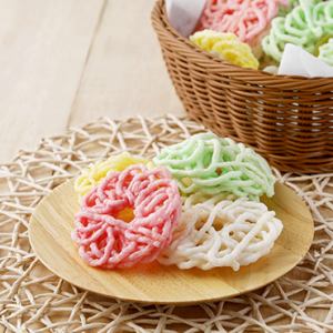 お花のかたちタピオカせんべい