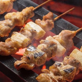 焼き鳥盛り合わせ食べ放題含む全6品【焼鳥食べ放題コース】3h飲み放題4000円⇒3000円