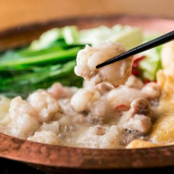 【豪华套餐】以鲣鱼高汤制成的“牛杂火锅”为首的全套名菜