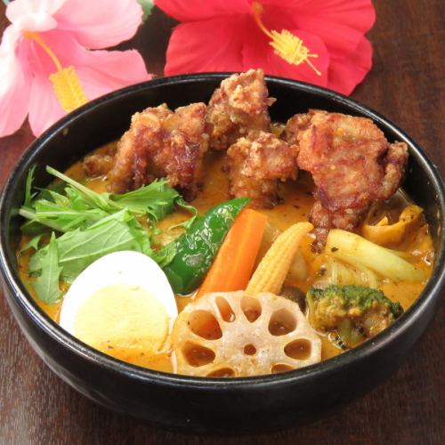 14種の野菜＆ジューシー唐揚げ