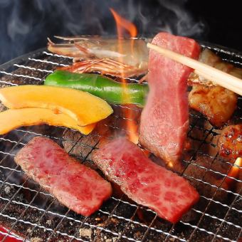 【物超所值】特製豬舌、和牛排骨等【簡單套餐】12道菜共：2,750日元
