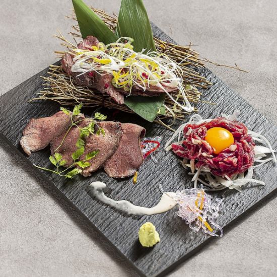 サーロインステーキや牛タン、若鶏のグリルなど多彩な肉料理を！
