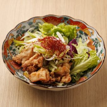 薬味たっぷり 油淋鶏