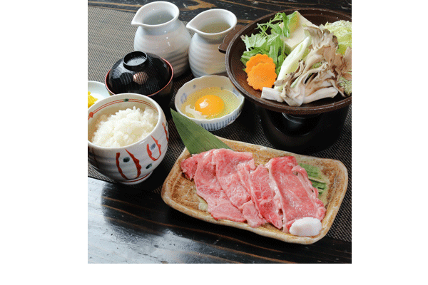 Hitachi beef premium sukiyaki set