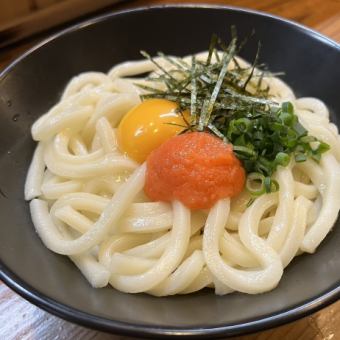 明太釜玉うどん