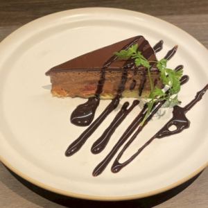 ラズベリーのチョコムース