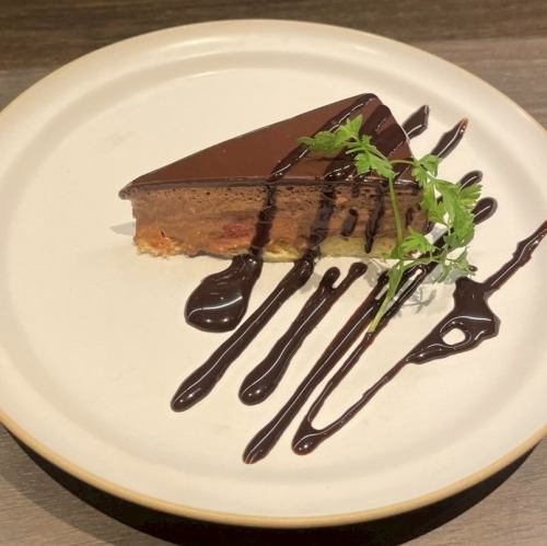 ラズベリーのチョコムース