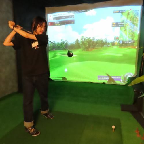 Simulation golf♪