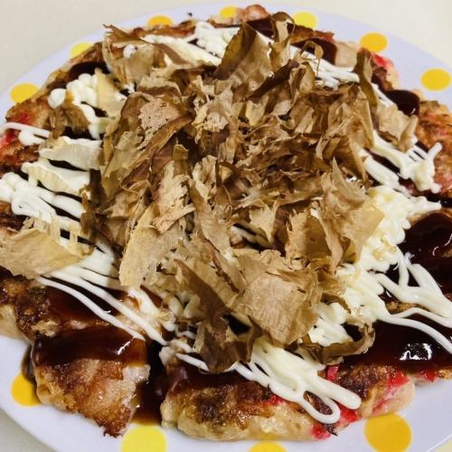 Various okonomiyaki