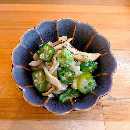 Sticky Chicken Okra