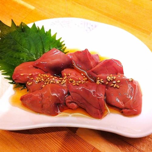 厳選国産鶏刺 フォアグラ レバ刺し