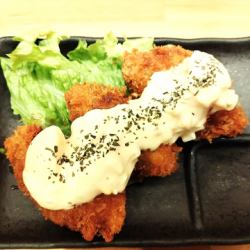 冬のごちそう 超大粒牡蠣フライ ～自家製タルタル～