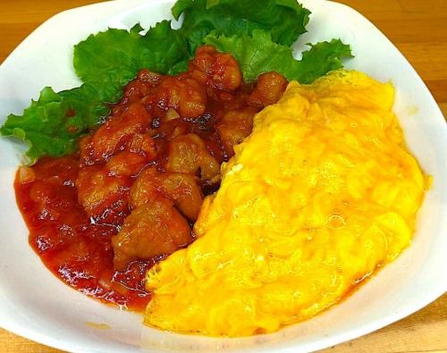 ふわとろ！鶏と玉子のチリソース