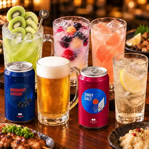 A wide variety of drinks available!