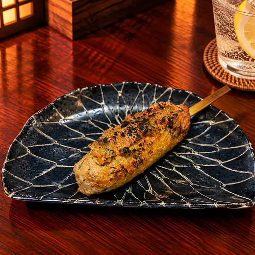 Tsukune (with green chili miso)