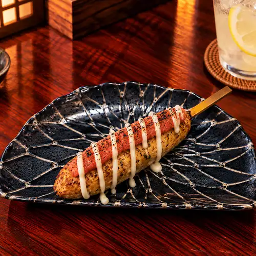 Chicken meatballs (with mentaiko mayonnaise)