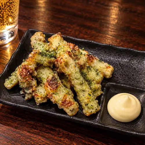 Isobe fried fish sausage