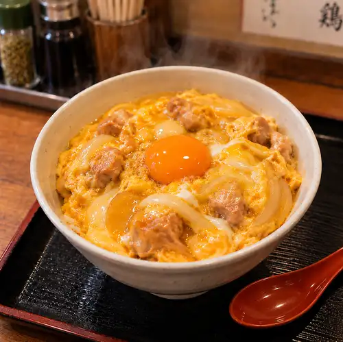 Oyakodon (chicken and egg rice bowl)