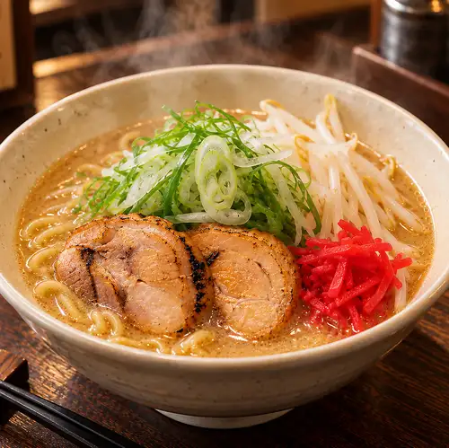 Chicken broth ramen to finish the meal