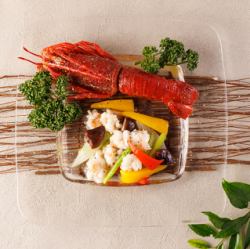伊勢海老◇姿身旬彩野菜炒め