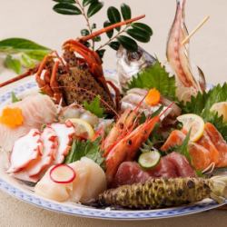 ≪直送鮮魚のお造り≫伊勢海老含む超豪華盛り