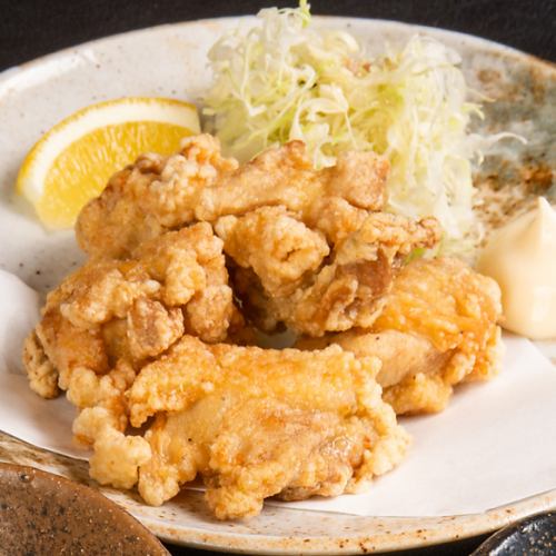 Deep fried domestic young chicken