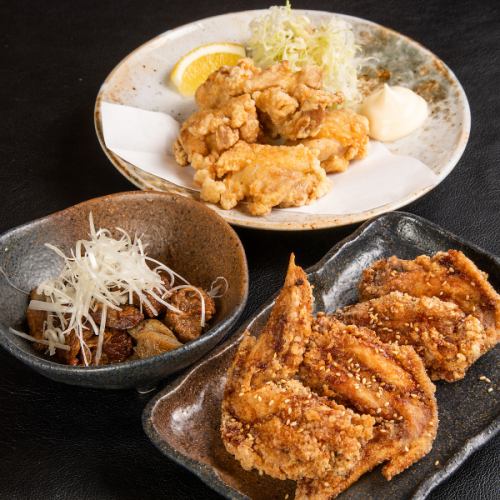 [Many exquisite dishes available♪] Deep-fried domestic young chicken/deep-fried chicken wings/teppanyaki dishes, etc.