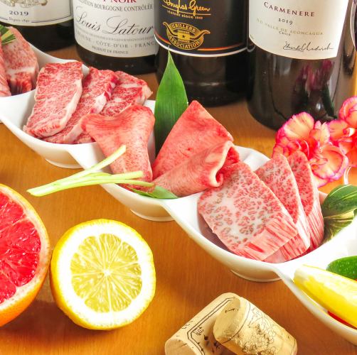 [Japanese Black Beef and Seafood Course C: Premium All-You-Can-Drink Included] 13 dishes in total! Cash payment: 8,800 yen → 8,500 yen