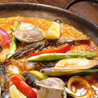 All-you-can-drink course with paella for 2.5 hours! 8-dish course♪