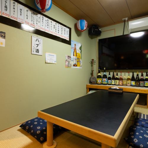 ゆったり寛げる座敷席