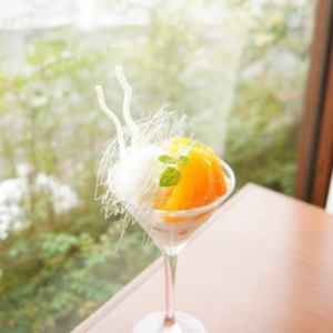不知火とヨーグルトのパフェ