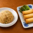 Char Siu Fried Rice + Spring Rolls (3 pieces)