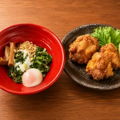 Dry Dan Dan Noodles + Fried Chicken (3 pieces)