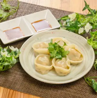 Dumplings with special sauce (5 pieces)