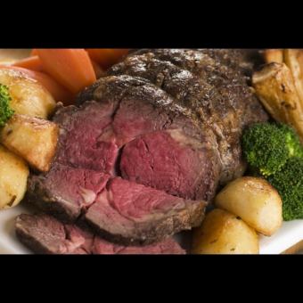 [3-hour all-you-can-drink 14-item course with roast beef] 4,000 yen ⇒ 3,300 yen! (tax included)