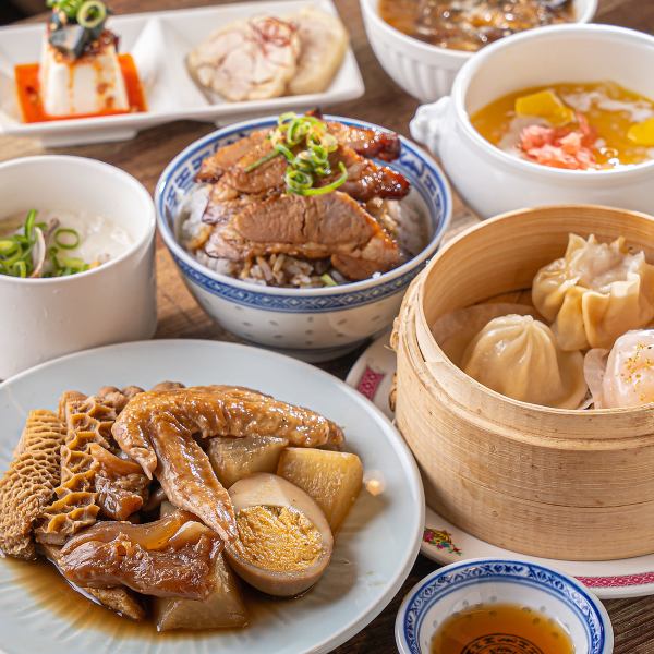 Enjoy Hong Kong cuisine ♪ Ren Ren original course 2 people ~ 3800 yen (tax included)