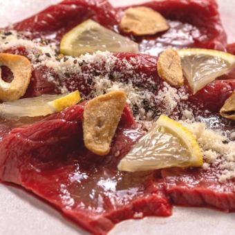 Rare Beef Carpaccio ~Lemon Sauce & Cheese~