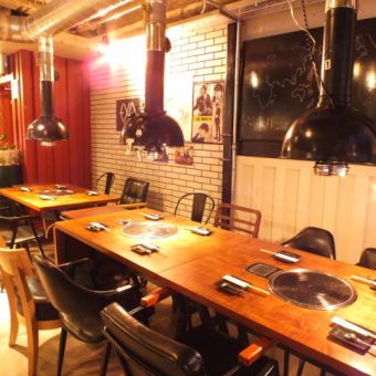 Simple & fashionable space ★ # Shinsaibashi # All you can eat # All you can drink # Cheese Duck carvie # Sub Gop sals # Korean food # Farewell party # Welcome party